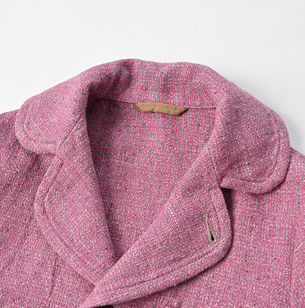 Cotton Linen Tweed Annie Tyrol Jacket Detail