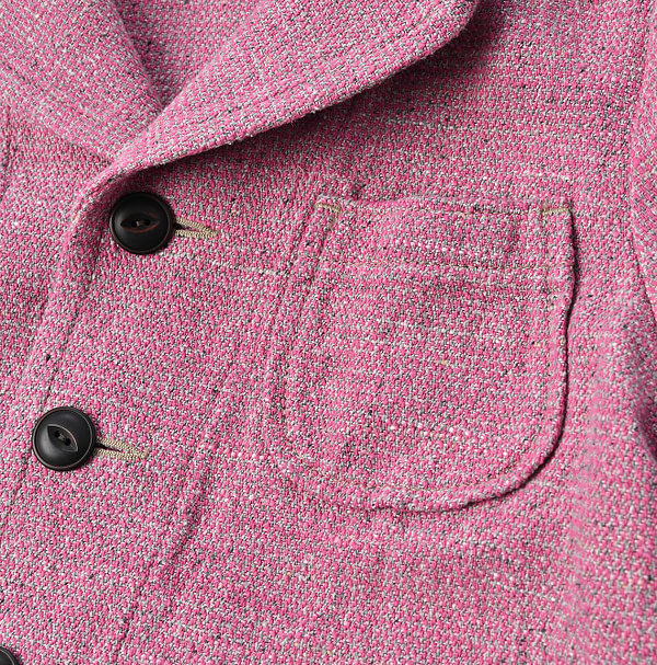 Cotton Linen Tweed Annie Tyrol Jacket Detail