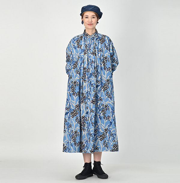 Aster Print Kushukushu Dress Female Model