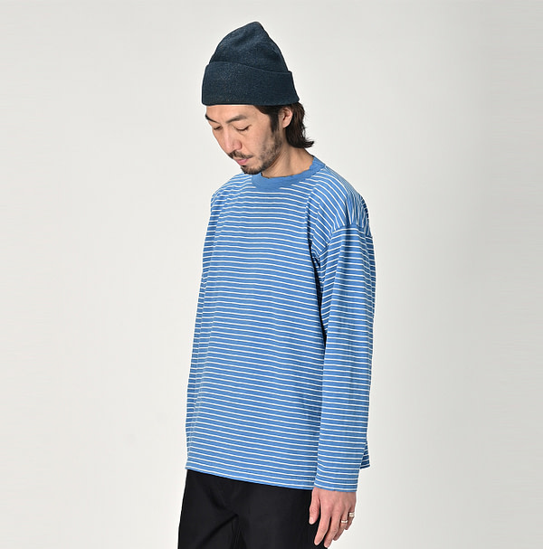 Border Tenjiku 908 Ocean T-shirt Male Model