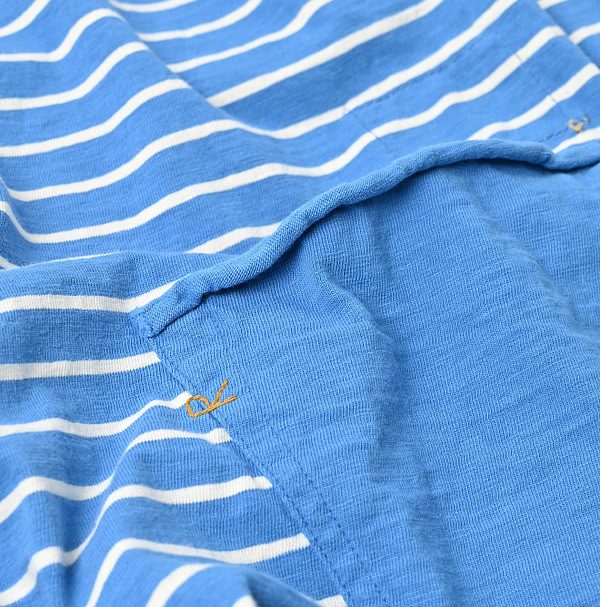 Border Tenjiku 908 Ocean T-shirt Detail