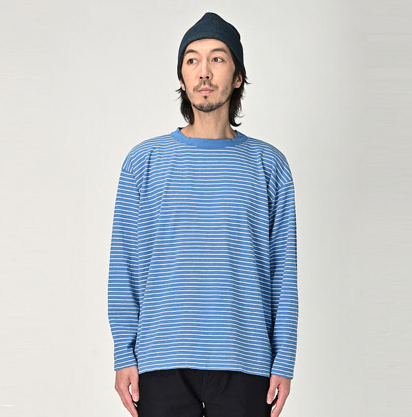 Border Tenjiku 908 Ocean T-shirt Male Model