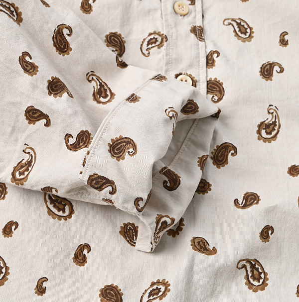 504 OX Paisley Print M Shirt Detail