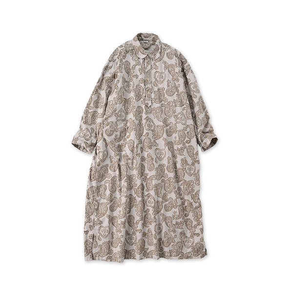 504 OX Paisley Print Shirt Dress Off Heart Paisley