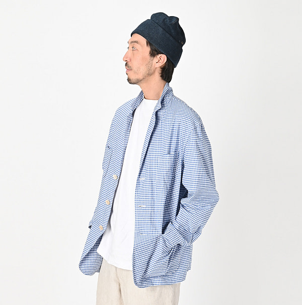 Supima OX Shirt Jacket MEN Male Model