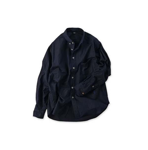 Indigo Supima OX 908 Ocean Button Down Shirt Indigo