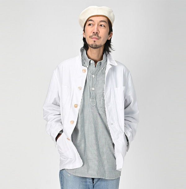 Supima OX 908 4-pocket Shirt Male Model