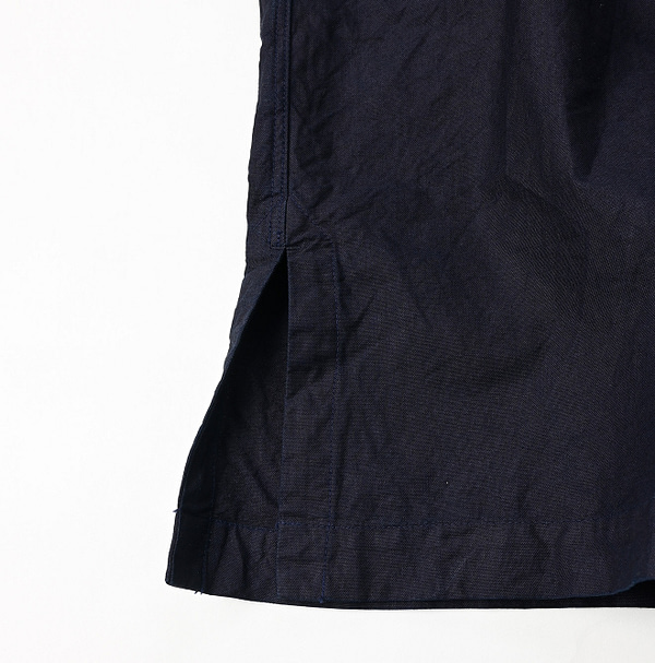 Indigo Supima OX M Shirt Dress Detail