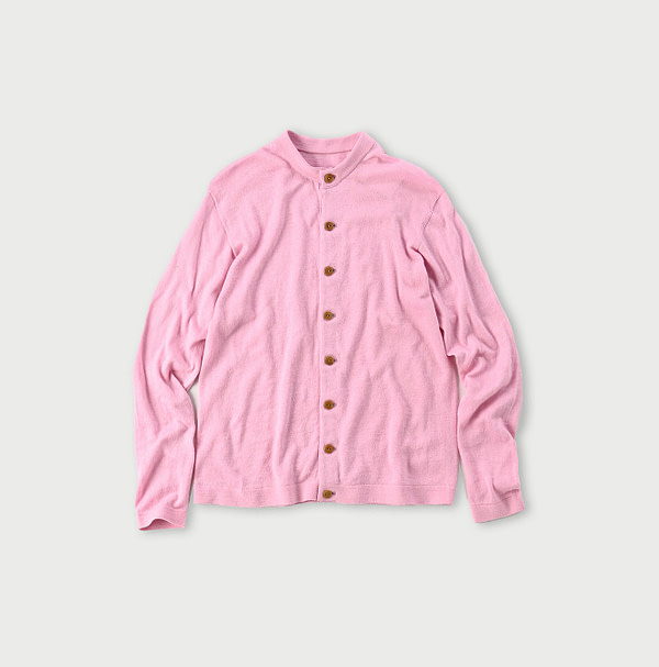 Whole Super Gauze 908 Cardigan Pink