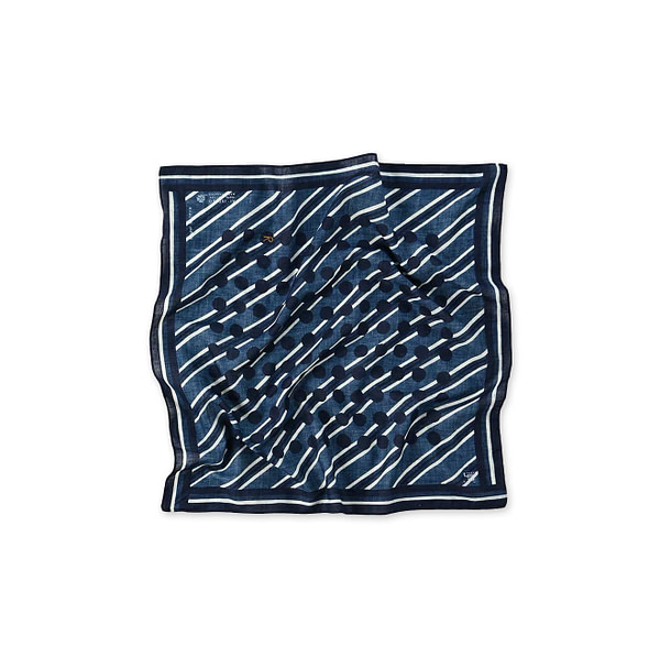 Indigo Supima Hira Regimen Dot Bandana Indigo