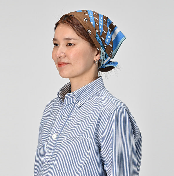 Supima Aya Big Komon Bandana Female Model