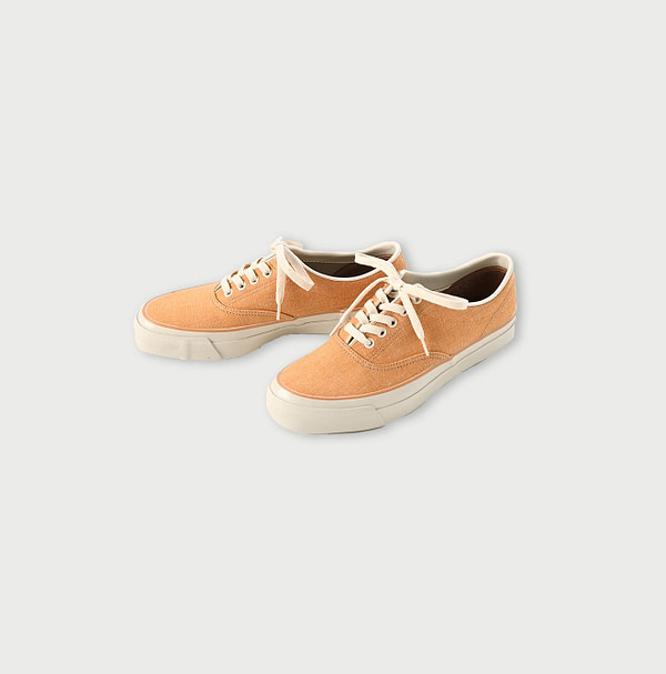 Chambray Duck Deck Shoes Orange