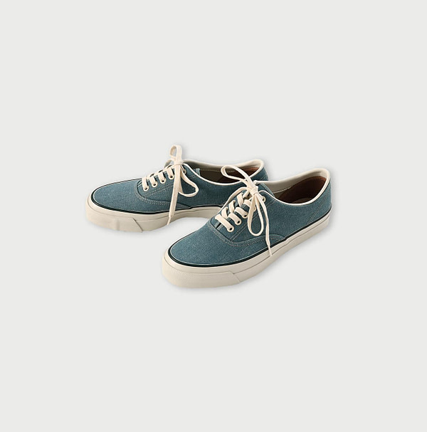 Chambray Duck Deck Shoes Green