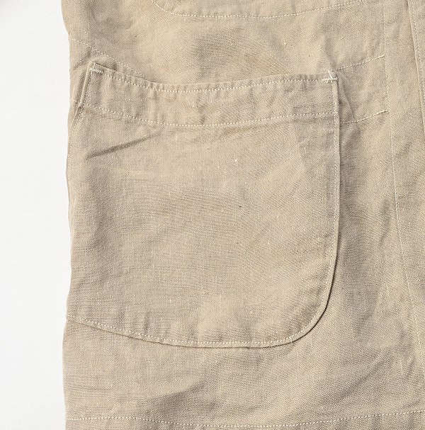 Linen Cloth Ocean Jacket Detail