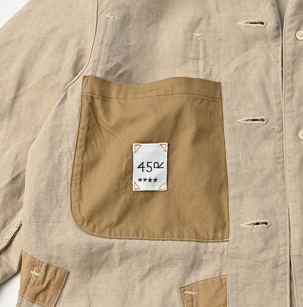 Linen Cloth Ocean Jacket Detail