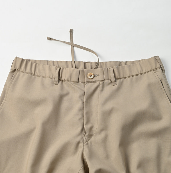 Summer Wool Easy Slacks Pants MEN Detail