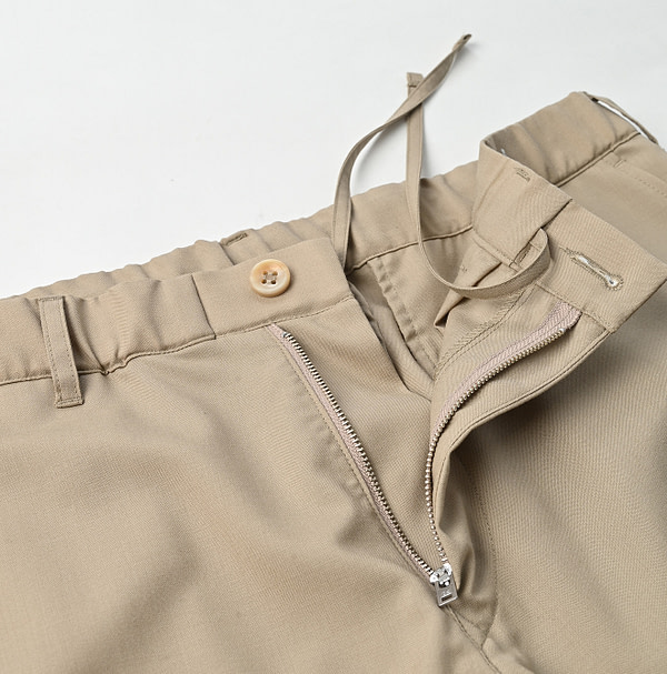 Summer Wool Easy Slacks Pants MEN Detail