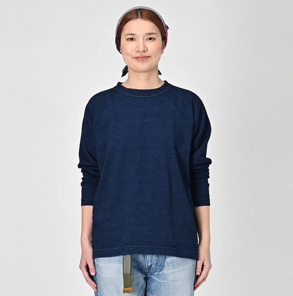 Indigo Tenjiku 908 Ocean T-shirt Female Model