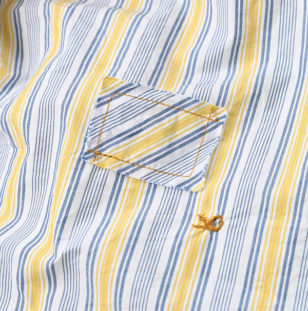 Damp Multi Stripe 908 Big Googoo Shirt Detail