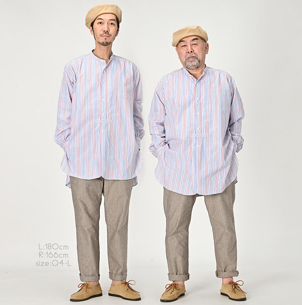 Damp Multi Stripe 908 Big Googoo Shirt Male Models