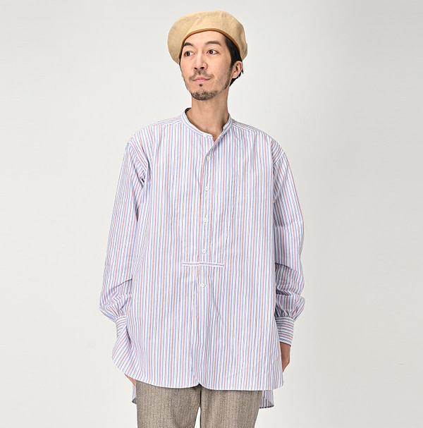 Damp Multi Stripe 908 Big Googoo Shirt Male Model