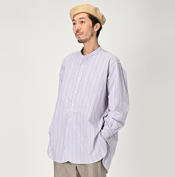 Damp Multi Stripe 908 Big Googoo Shirt Male Model