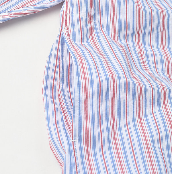 Damp Multi Stripe Pajama Dress Detail