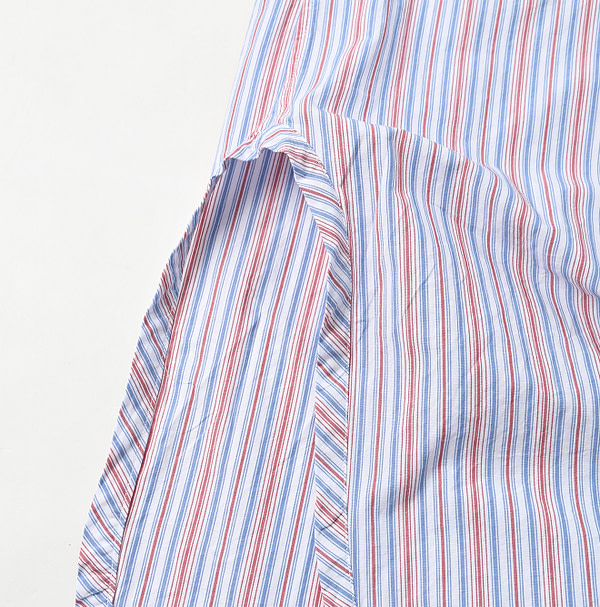 Damp Multi Stripe Pajama Dress Detail