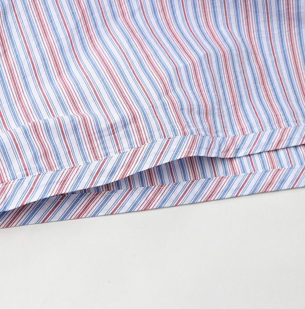 Damp Multi Stripe Pajama Dress Detail