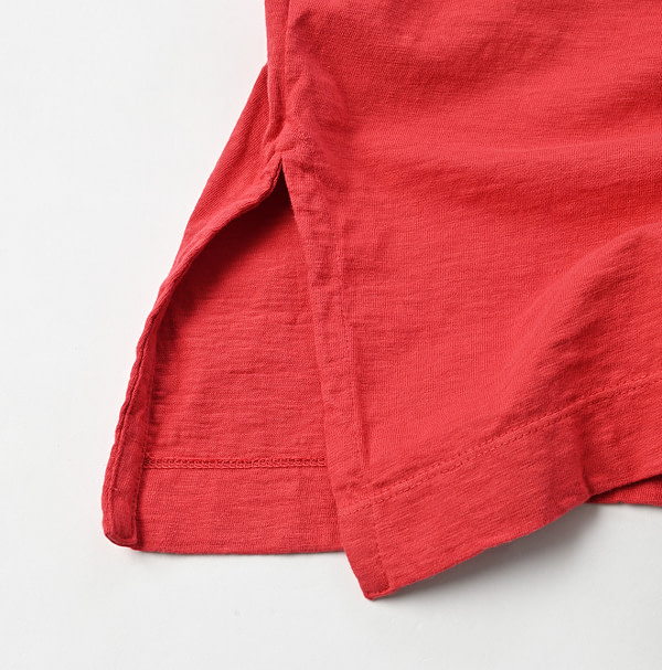 Big Slit T-shirt White Detail