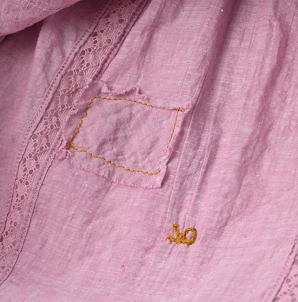 Indian Khadi de T-shirt Detail