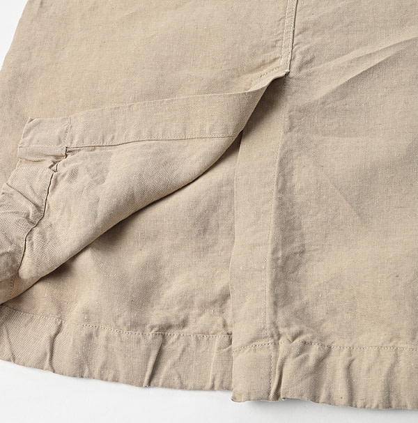 Linen Cloth Baker Skirt Detail