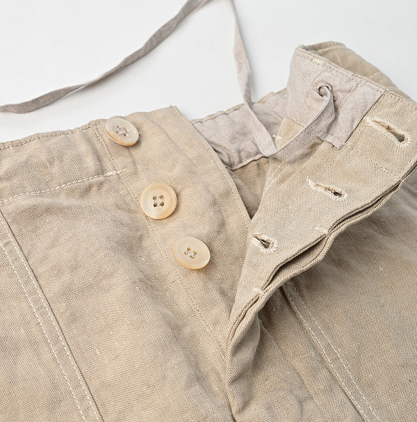 Linen Cloth Baker Skirt Detail