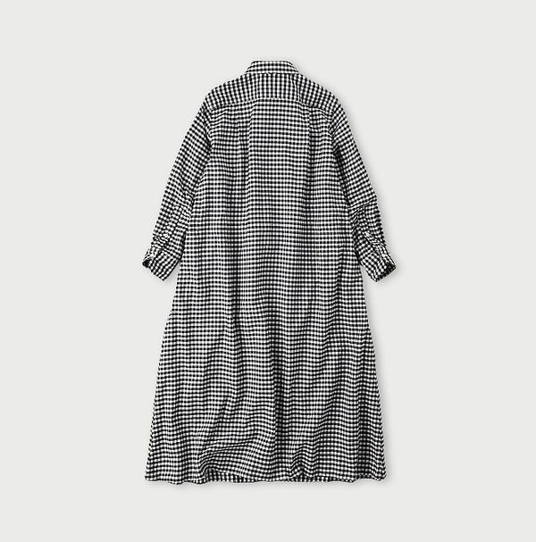 Usu OX Gingham Shirt Dress Back