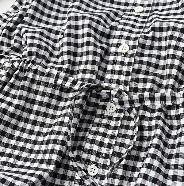 Usu OX Gingham Shirt Dress Detail