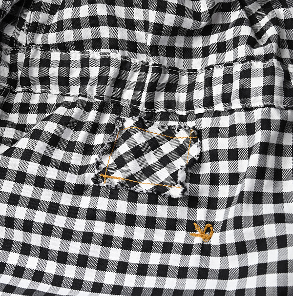 Usu OX Gingham Shirt Dress Detail