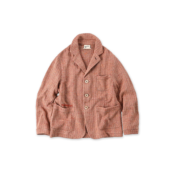 Linen Herringbone 908 Jacket Red Herringbone