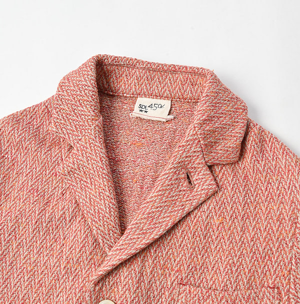 Linen Herringbone 908 Jacket Detail