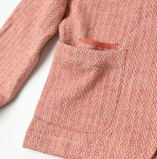 Linen Herringbone 908 Jacket Detail