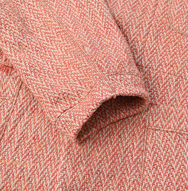 Linen Herringbone 908 Jacket Detail