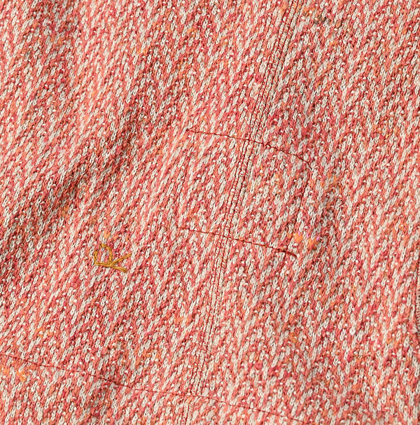 Linen Herringbone 908 Jacket Detail