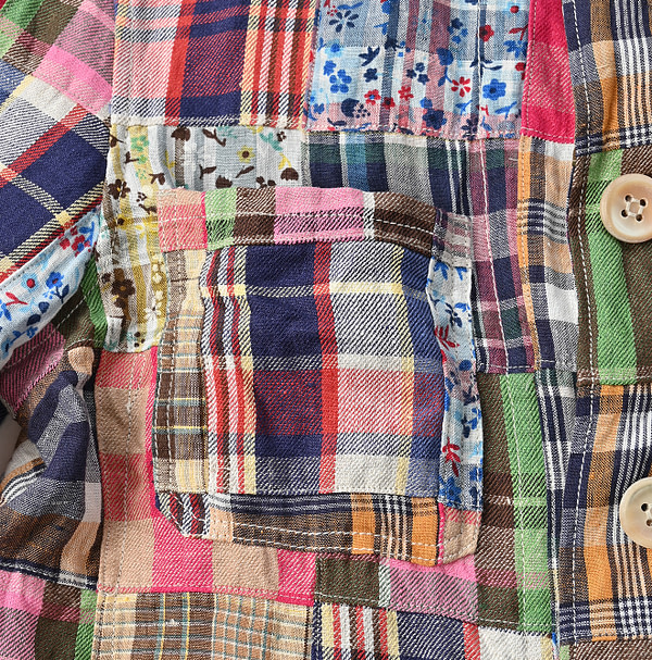 Mix Patchwork 908 4-pocket Shirt Detail