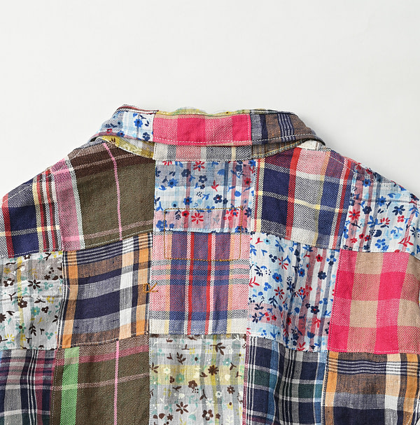 Mix Patchwork 908 4-pocket Shirt Detail