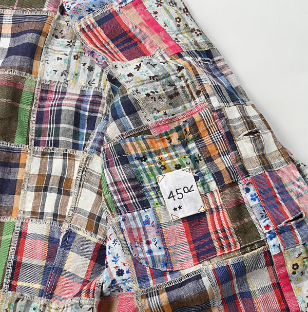 Mix Patchwork 908 4-pocket Shirt Detail