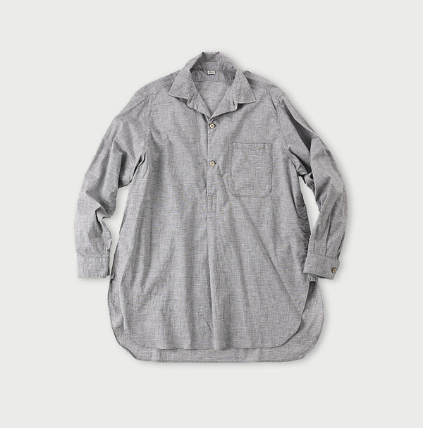 Hakeme 908 Grandpa Pull Shirt Beige