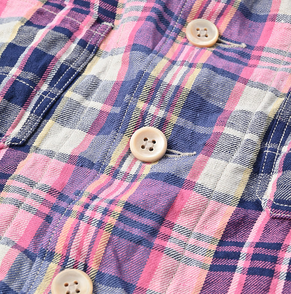 Indian Line Twill 908 4-pocket Shirt Detail