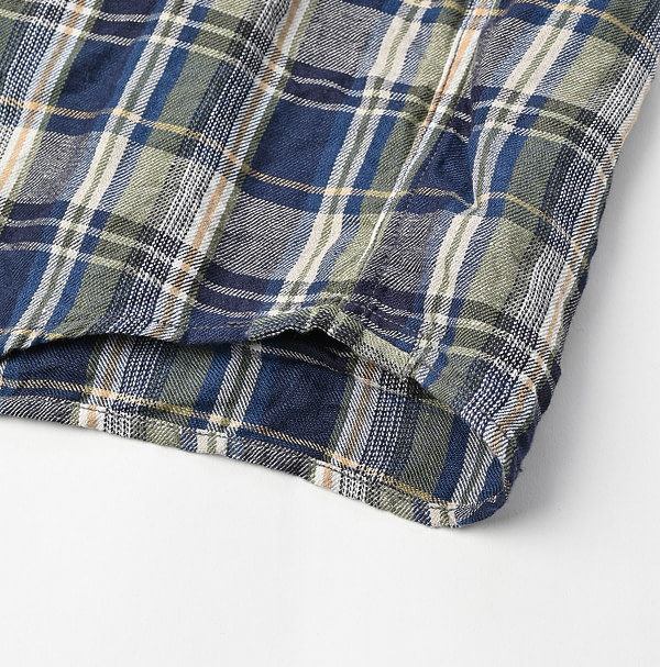 Indian Linen Twill 908 8 Knot Shirt Detail