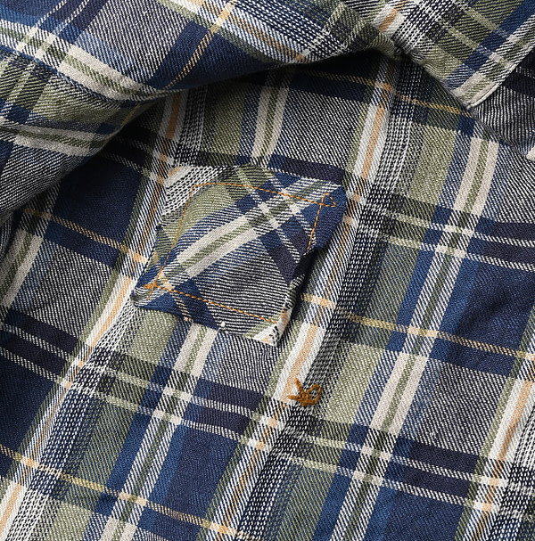 Indian Linen Twill 908 8 Knot Shirt Detail