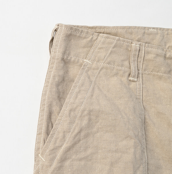 Linen Cloth 908 Baker Pants Detail