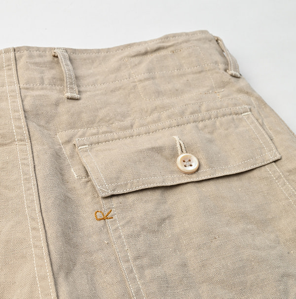 Linen Cloth 908 Baker Pants Detail